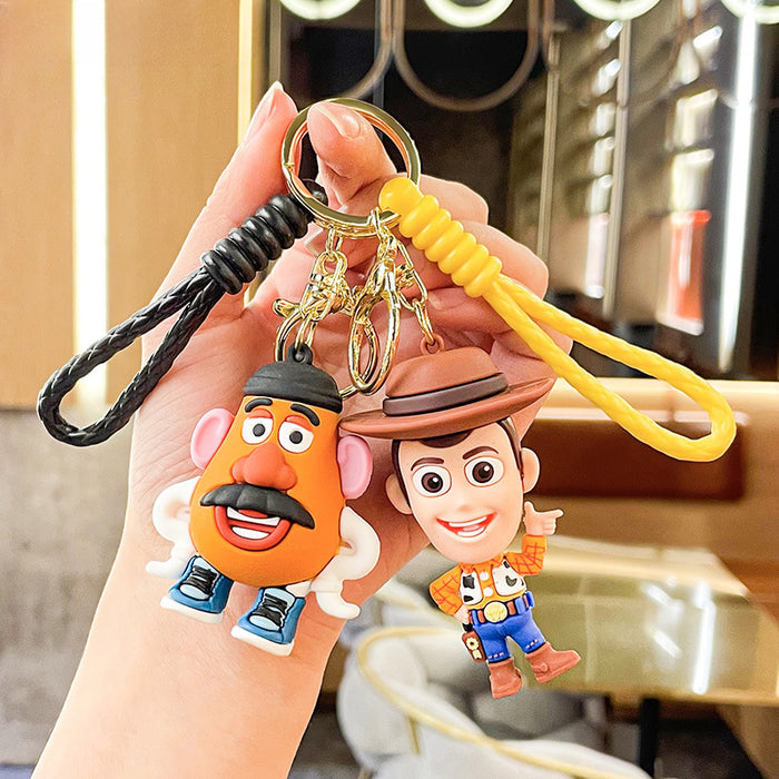 Wholesale PVC Cartoon Coin Purse Keychain JDC-KC-Benxin009