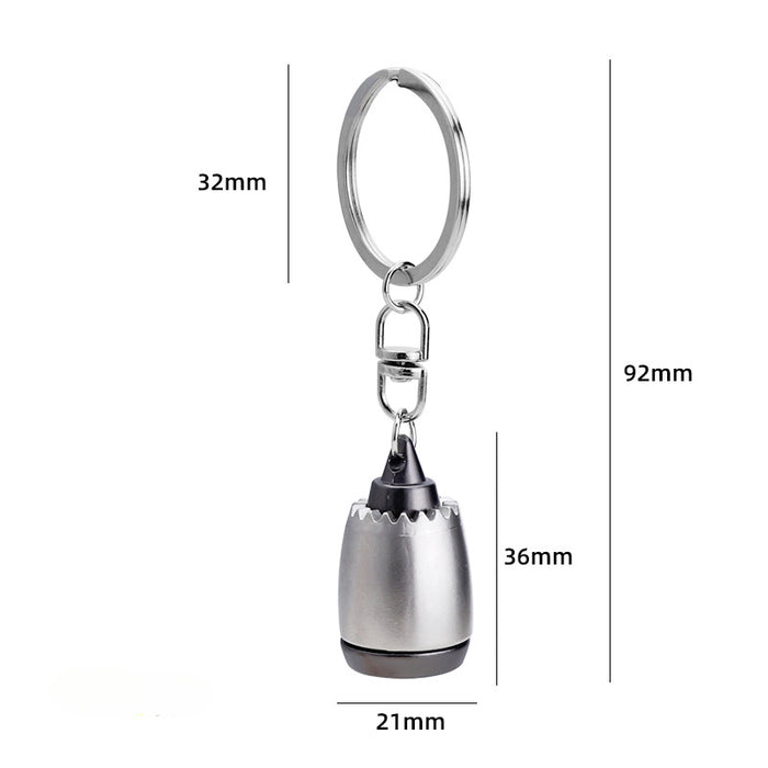 Wholesale Aircraft Engine Zinc Alloy Keychain JDC-KC-XunXin010