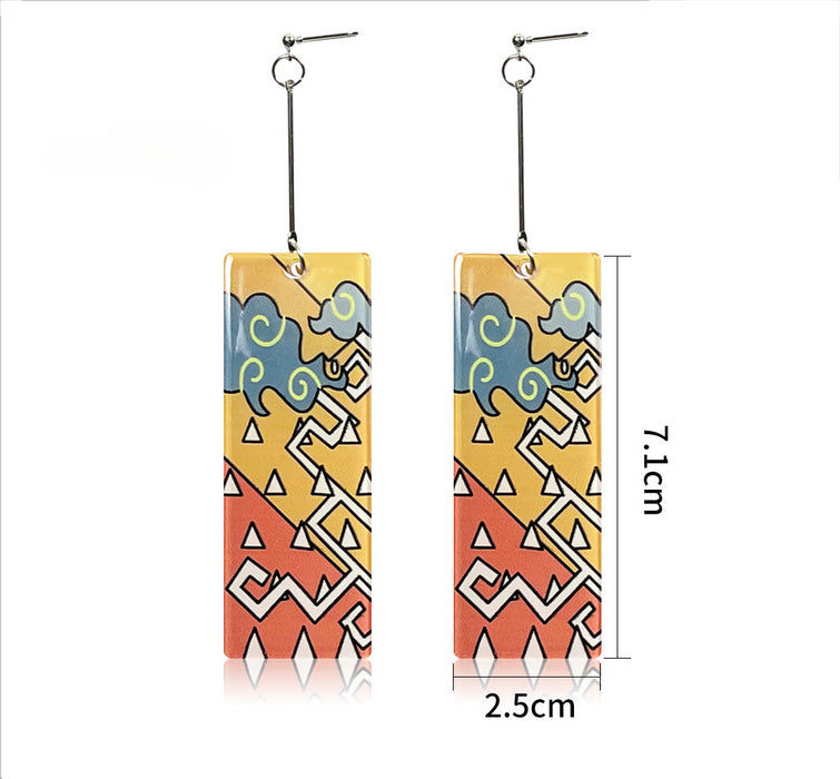 Wholesale Acrylic Cartoon Earrings JDC-ES-JiaYi008