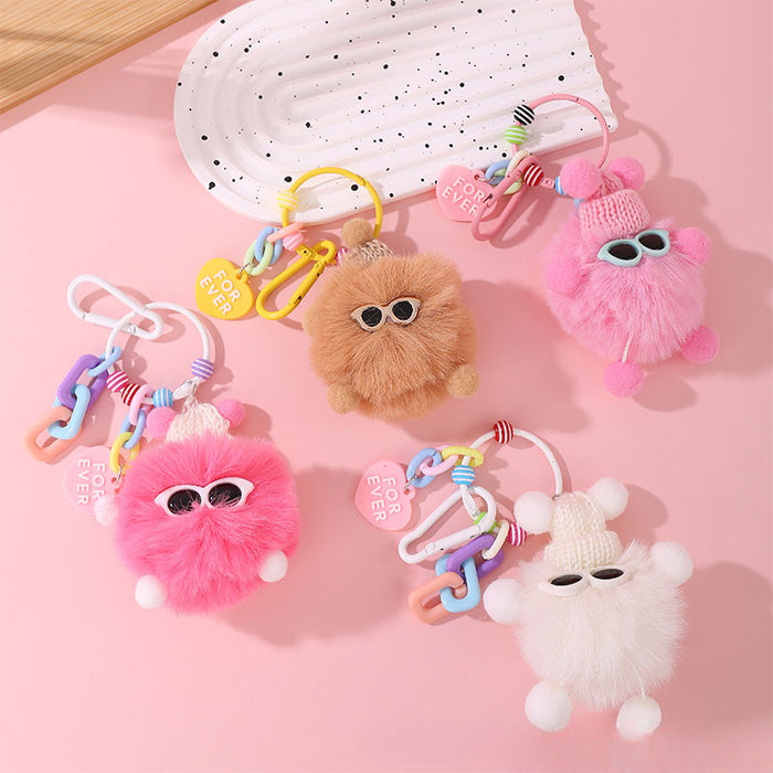 Wholesale Cartoon Cute Plush Keychains JDC-KC-Jinqian002