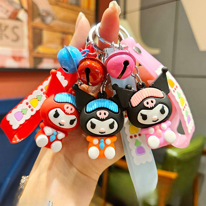 Wholesale Silicone Cartoon Doll Keychain JDC-KC-YiZhuo001