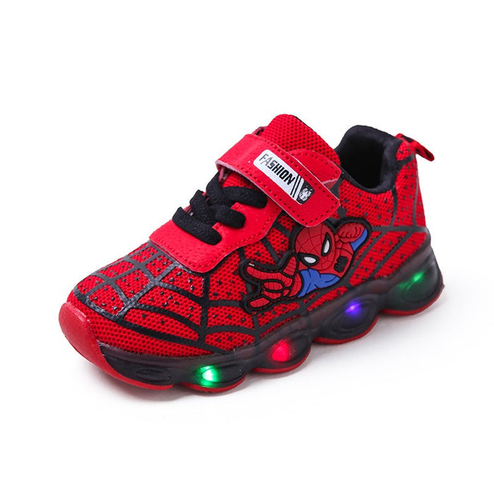 Wholesale Illuminated Mesh Children's Sports Shoes Kids Shoes JDC-KS-GS001