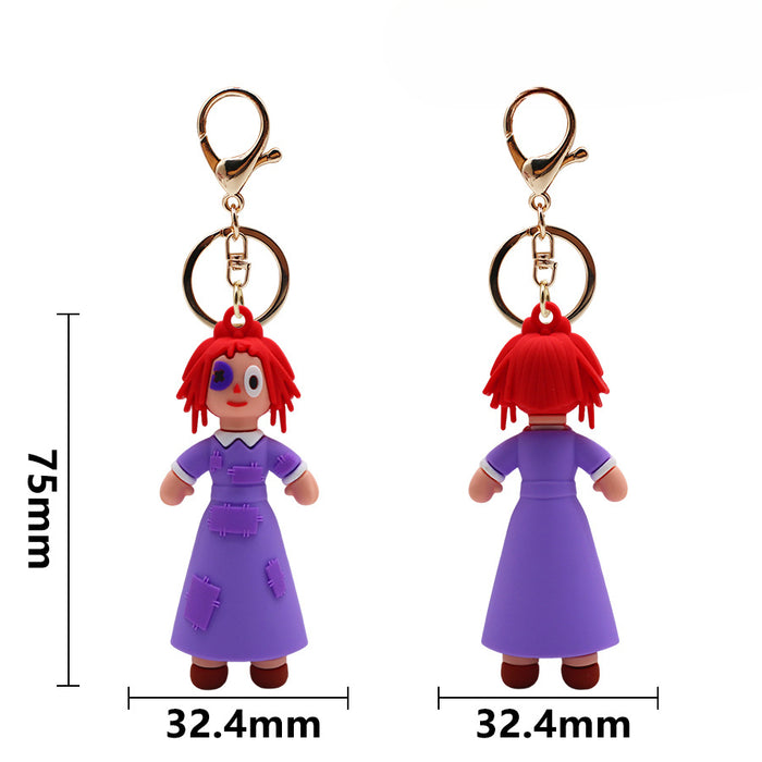 Wholesale Cartoon Game Clown Doll Keychains JDC-KC-HaoAn017