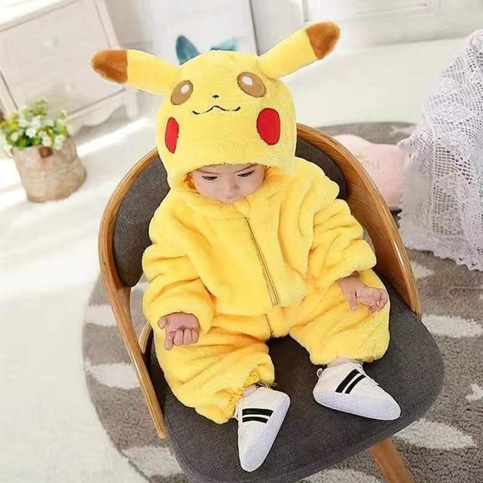 Wholesale Flannel Pikachu Baby Clothes JDC-BC-JTW001