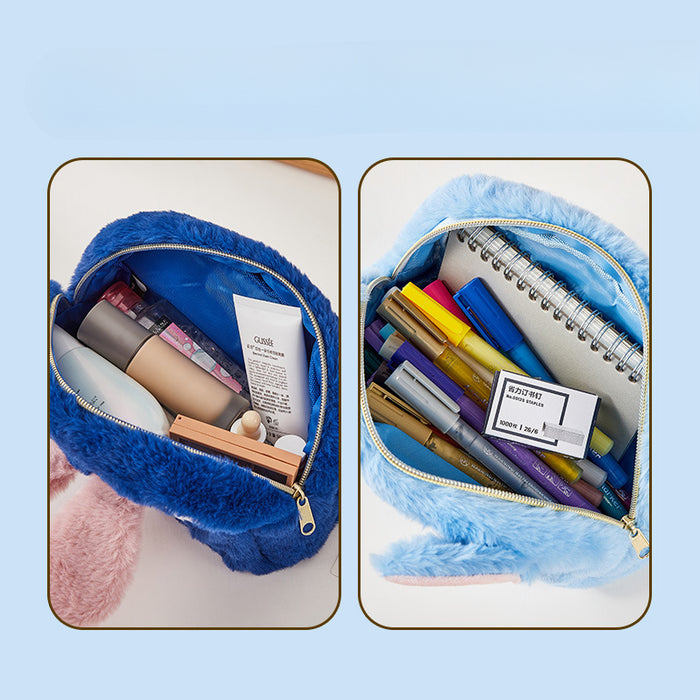 Wholesale Plush Cosmetic Bag Cute Cartoon Clutch Bag Large Capacity Cosmetic Storage Bag JDC-CB-YiSheng001