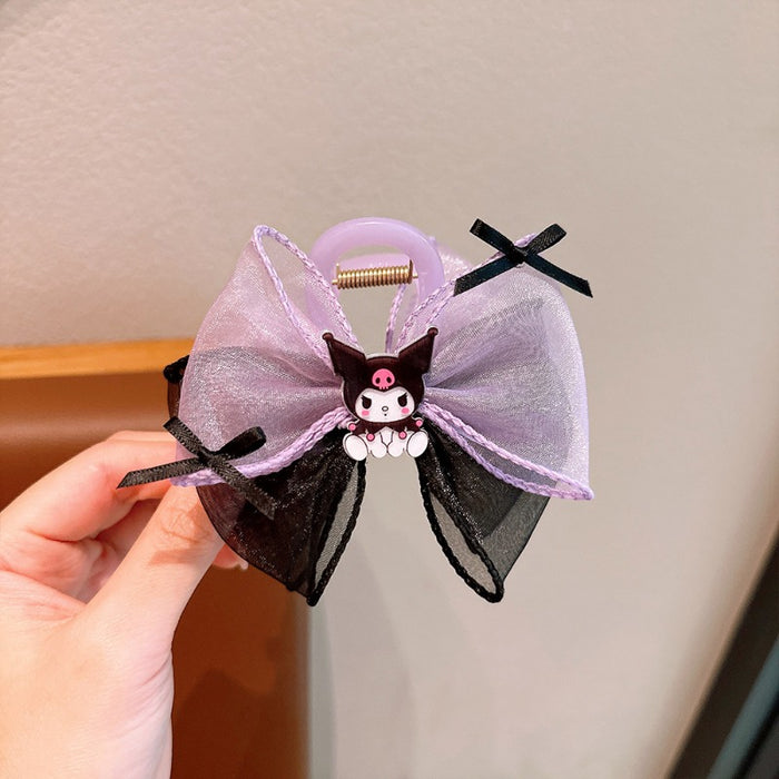 Wholesale Cute Cartoon Mesh Bow Hairpin JDC-HC-Zhuoa002