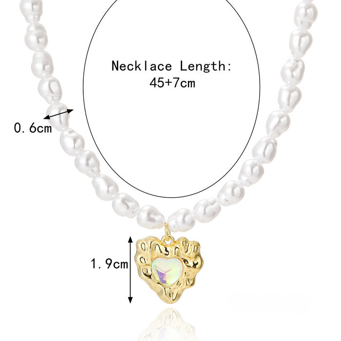 Wholesale Pearl Alloy Necklace JDC-NE-ManY015