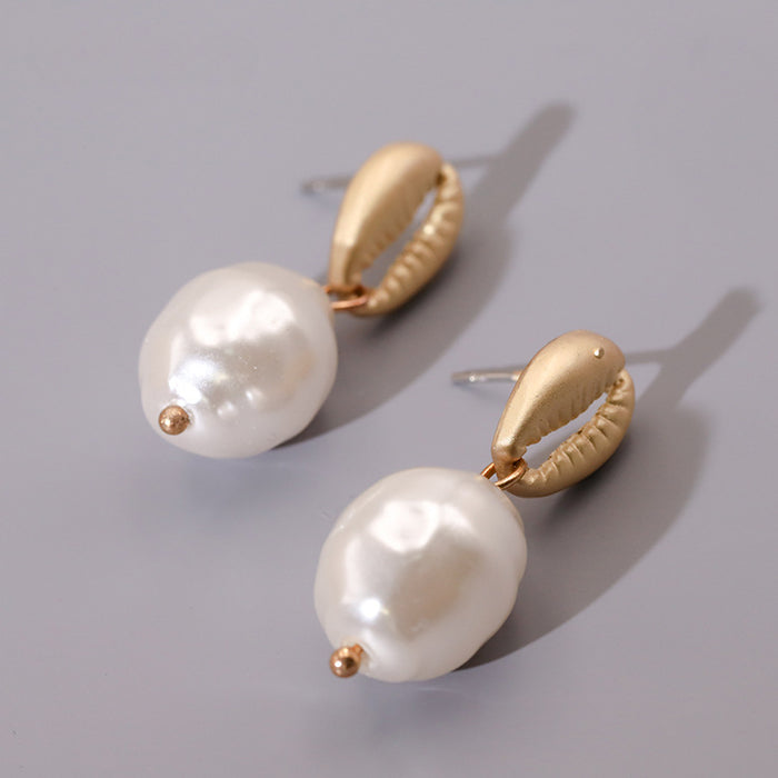 Wholesale Pearl Pendant Earrings JDC-ES-YaXue001