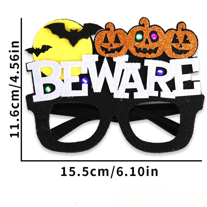 Wholesale Halloween Party LED Light Plastic Light Glasses JDC-SG-ZHHAO001