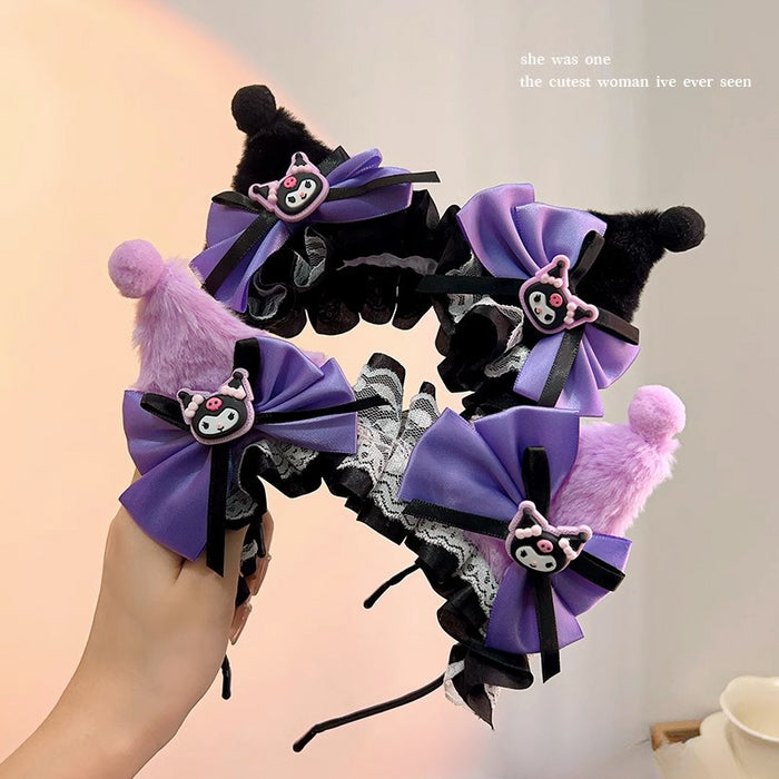 Wholesale Cartoon Plush Cat Ears Headband JDC-HD-Hengz001