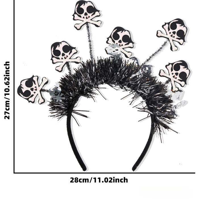 Wholesale Halloween Pumpkin Spider Hair Strip Plastic Headband JDC-HD-ZHHAO007