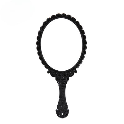 Wholesale Retro Pattern Handle Cosmetic Mirror JDC-VM-MingJu002