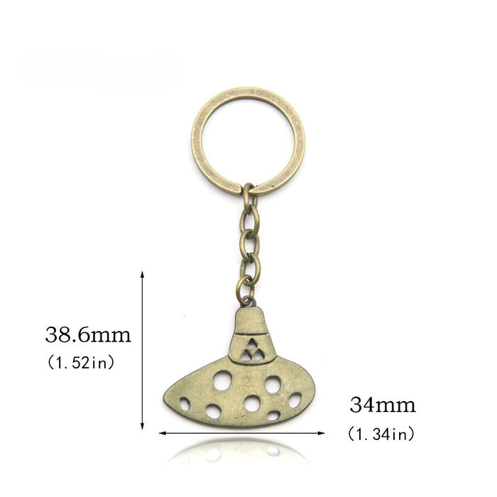 Wholesale Cartoon Bagpipe Necklace Keychain Set JDC-NE-YouM013