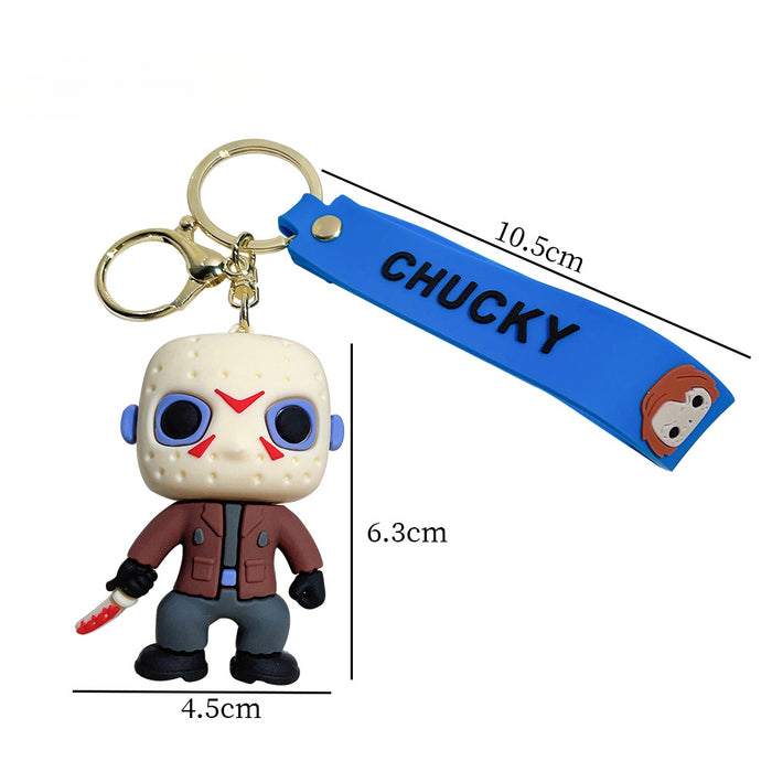 Wholesale Cartoon Movie Silicone Keychain JDC-KC-Qiwei033