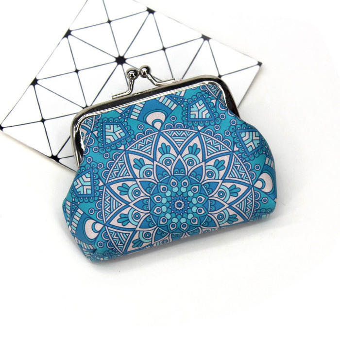 Wholesale Vintage Ethnic Print Coin Purse JDC-WT-QiWang002