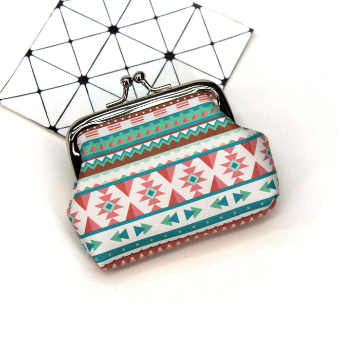 Wholesale Vintage Ethnic Print Coin Purse JDC-WT-QiWang002