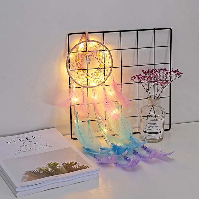 Wholesale Feather Dream Catcher Hot Air Balloon Design Handmade Gift