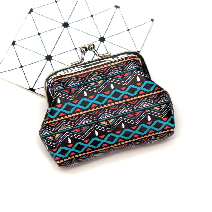 Wholesale Vintage Ethnic Print Coin Purse JDC-WT-QiWang002