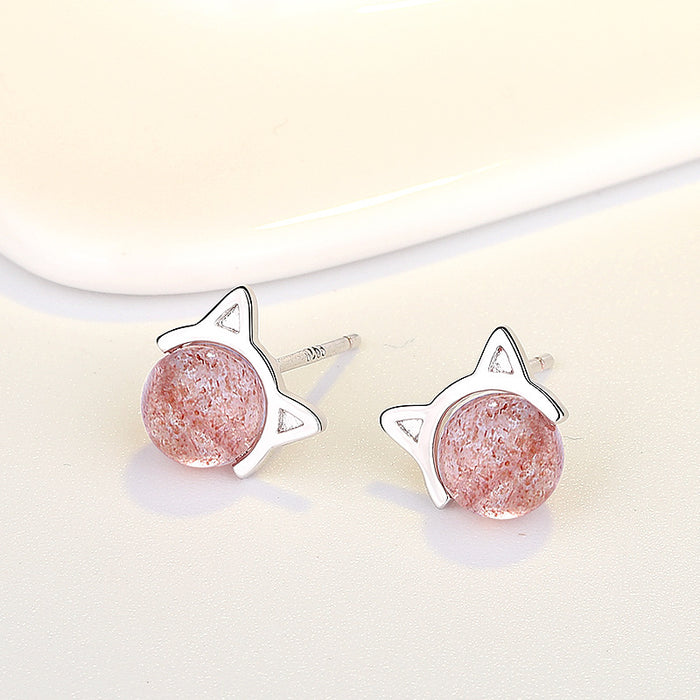 Wholesale Sweet Earnail Tips Earrings Simple, Small and Cute Accessories