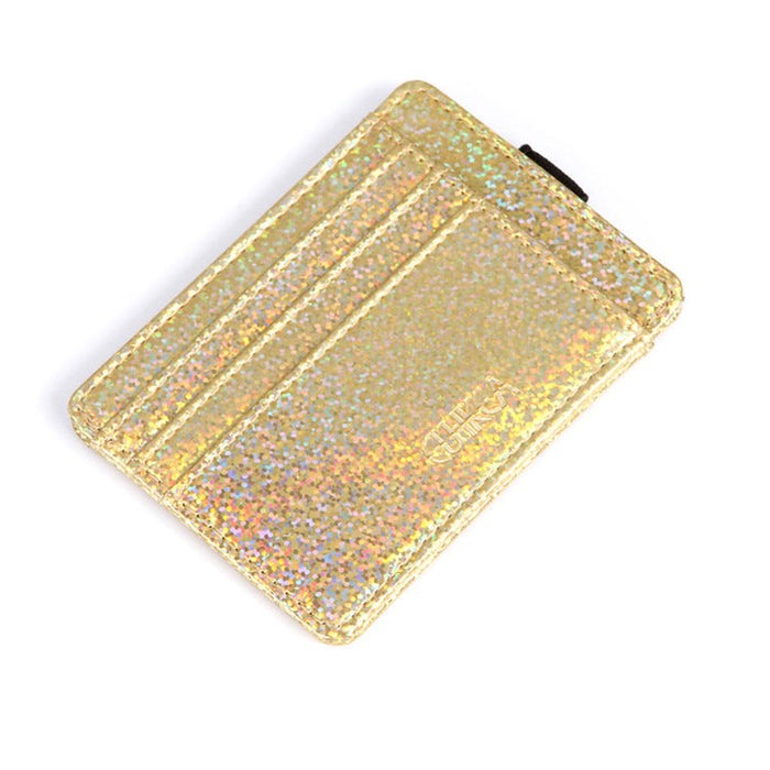 Wholesale Laser Sequin PU Leather Ladies Wallet JDC-WT-KuK001