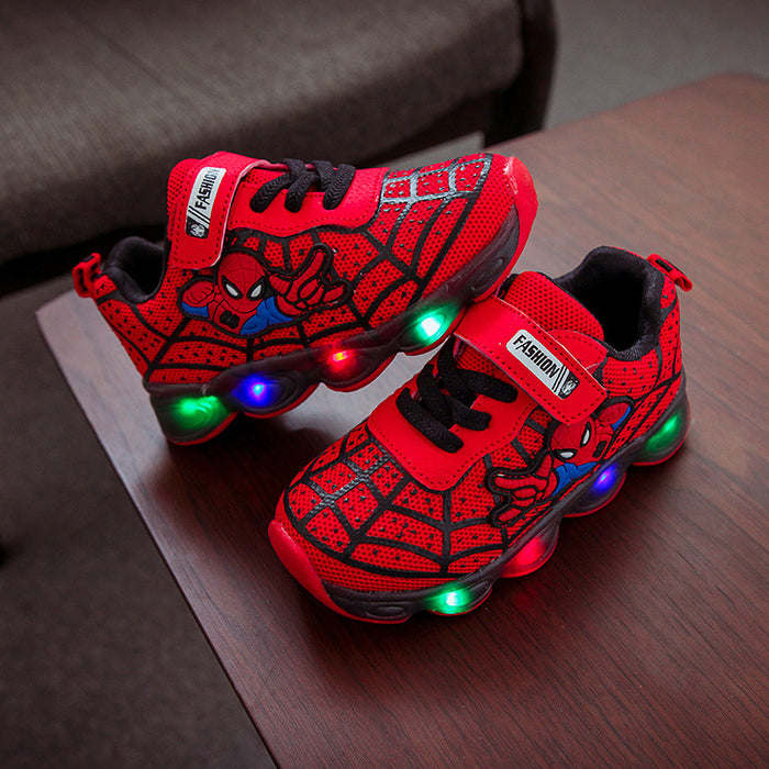 Wholesale Illuminated Mesh Children's Sports Shoes Kids Shoes JDC-KS-GS001