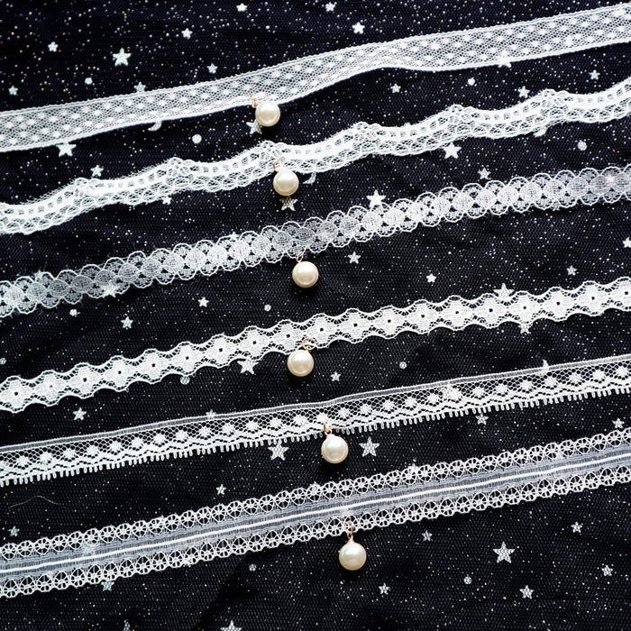 Wholesale Jewelry hollow neck strap pearl round buckle collar necklace collarbone chain necklace