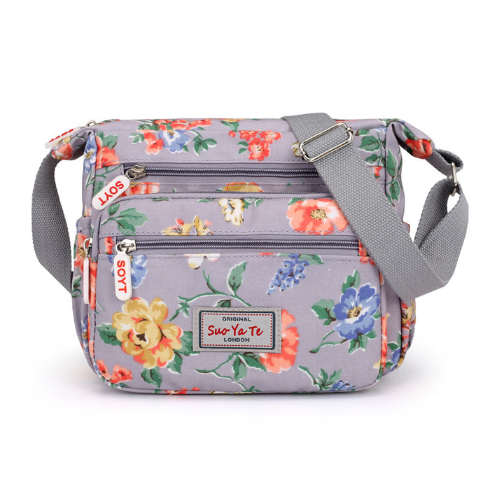 Wholesale Multi-compartment Shoulder Bag Nylon Printed Crossbody Bag JDC-SD-DaSen002