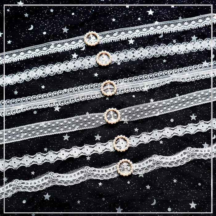 Wholesale Jewelry hollow neck strap pearl round buckle collar necklace collarbone chain necklace