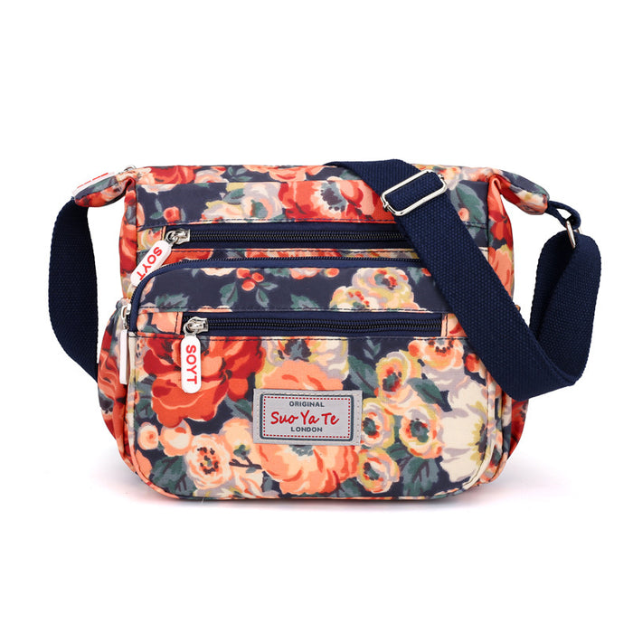 Wholesale Multi-compartment Shoulder Bag Nylon Printed Crossbody Bag JDC-SD-DaSen002