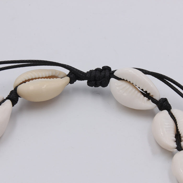 Wholesale Personalized, creative, casual jewelry, natural seashells, hand woven bracelets