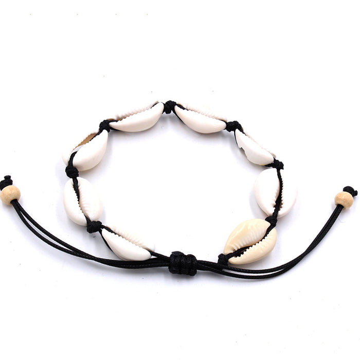 Wholesale Personalized, creative, casual jewelry, natural seashells, hand woven bracelets