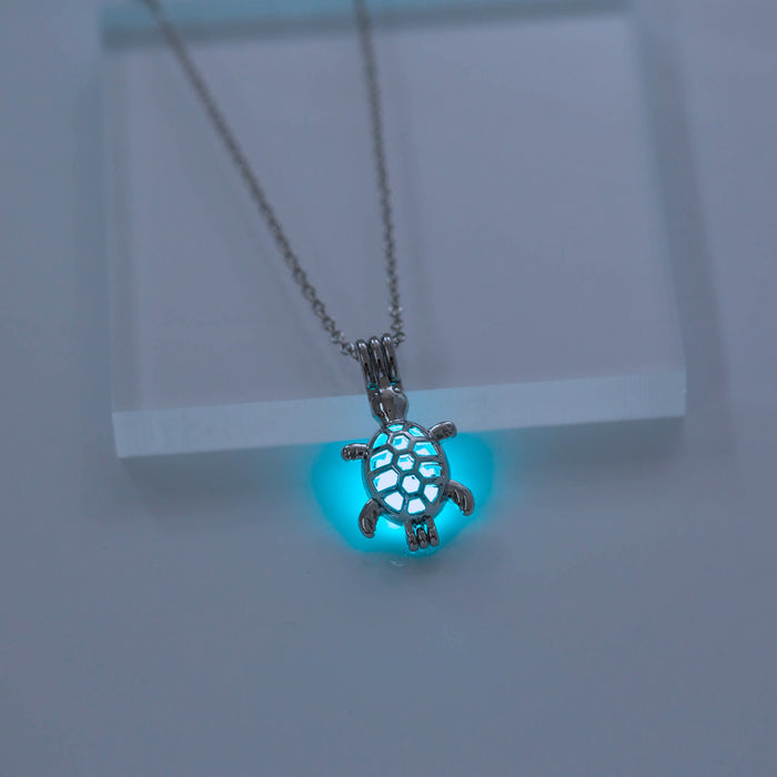 Wholesale Necklace AlloyCreative Luminous Little Turtle JDC-NE-DB013