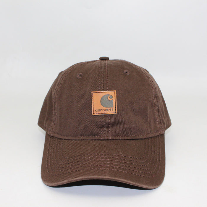 Wholesale Water Washing Old Leather Label Soft Top Baseball Cap JDC-FH-QingCL017