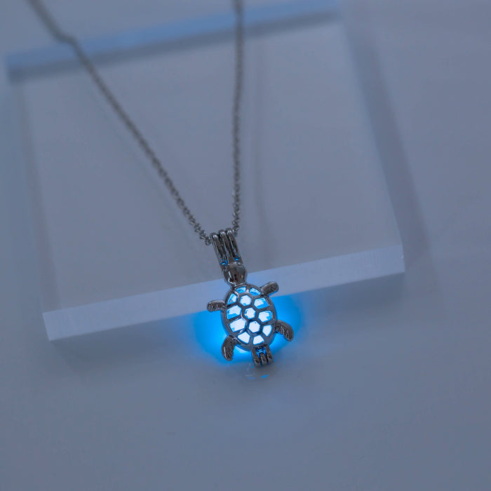 Wholesale Necklace AlloyCreative Luminous Little Turtle JDC-NE-DB013