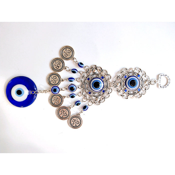 Wholesale Blue Eye Pendant Devil's Eye Alloy Wall Hanging Blue Glass Eye Glass