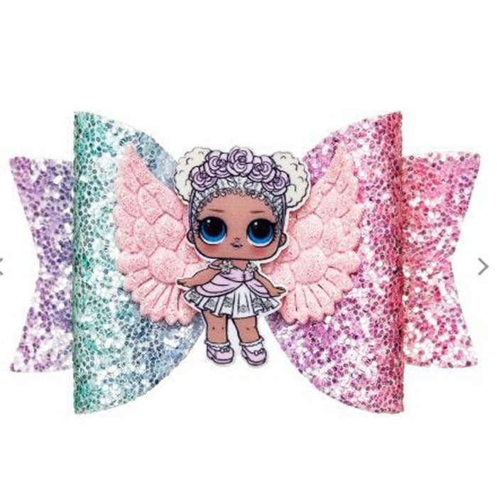 Wholesale Hair Clips Plastic Cute Cartoon Angel Shiny Wings (M) JDC-HC-DLM008