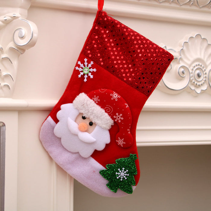 Wholesale Santa Socks for the Elderly  Christmas Socks Christmas Gift Bags