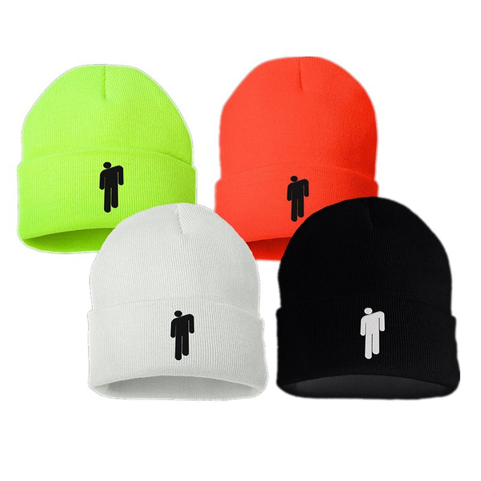 Wholesale Cartoon Embroidery Acrylic Knitted Beanie Hat JDC-FH-LvH026