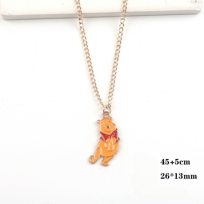 Wholesale Cartoon Alloy Pendant Necklace JDC-NE-FuYu013