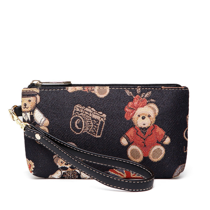 Wholesale Canvas Bear Wallet JDC-WT-Aida002