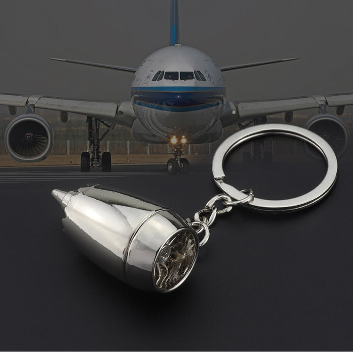 Wholesale Aircraft Engine Zinc Alloy Keychain JDC-KC-XunXin010