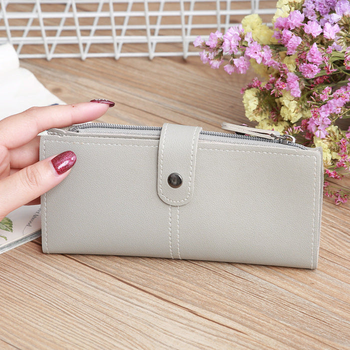 Wholesale Hidden Buckle Long Large Capacity Wallet JDC-WT-MeiSQ003