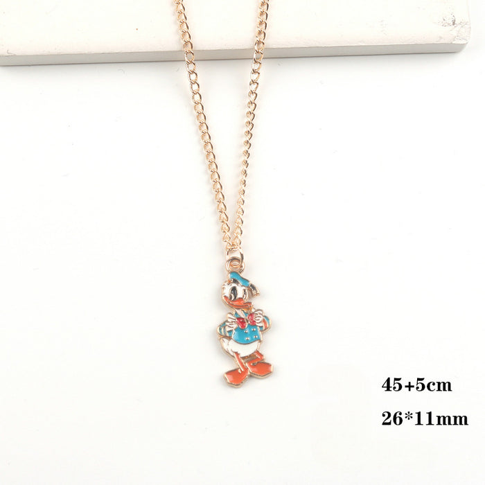 Wholesale Cartoon Alloy Pendant Necklace JDC-NE-FuYu013