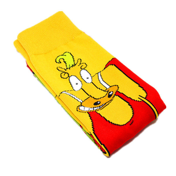 Wholesale Cotton Cartoon Socks (F) JDC-SK-HuiHe035