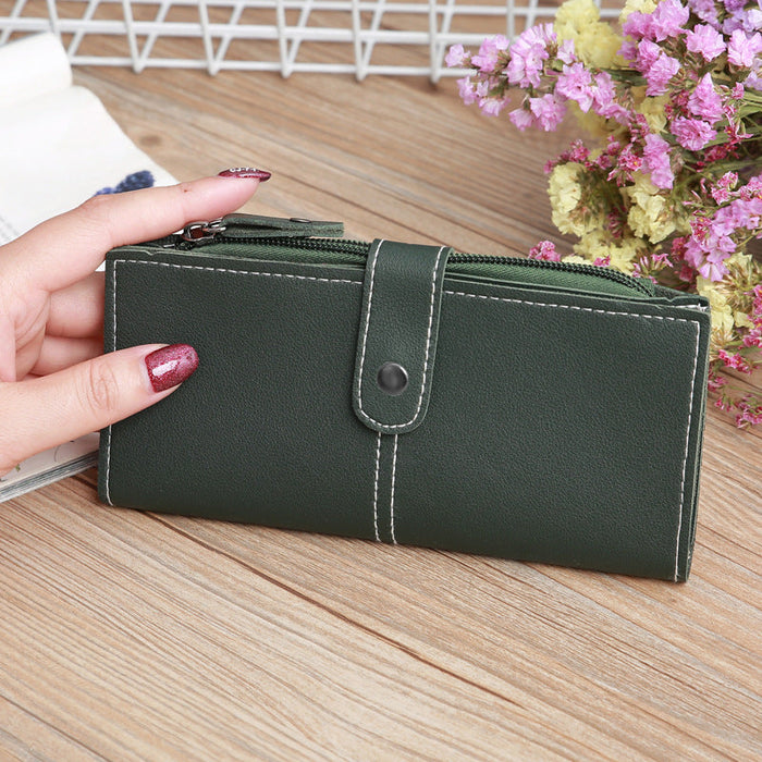 Wholesale Hidden Buckle Long Large Capacity Wallet JDC-WT-MeiSQ003