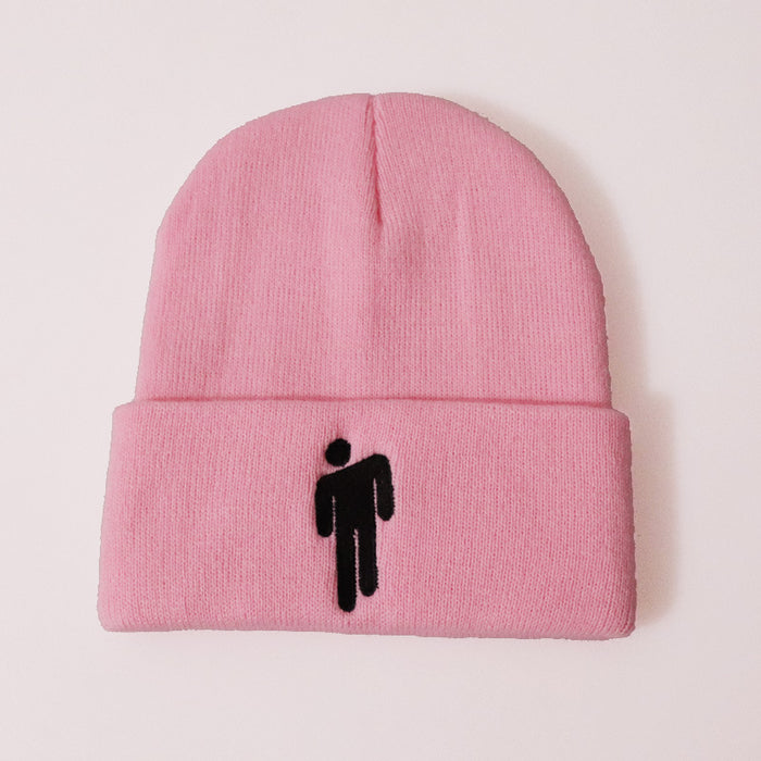 Wholesale Cartoon Embroidery Acrylic Knitted Beanie Hat JDC-FH-LvH026