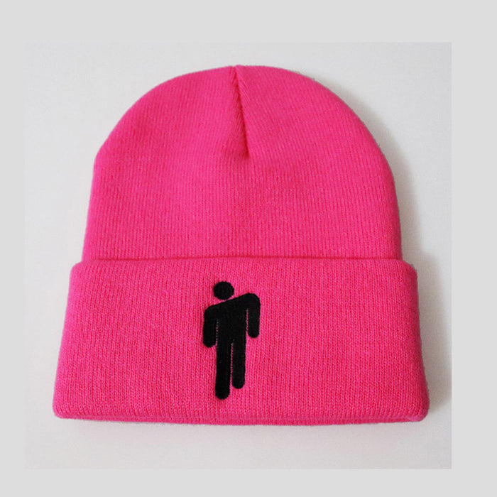 Wholesale Cartoon Embroidery Acrylic Knitted Beanie Hat JDC-FH-LvH026