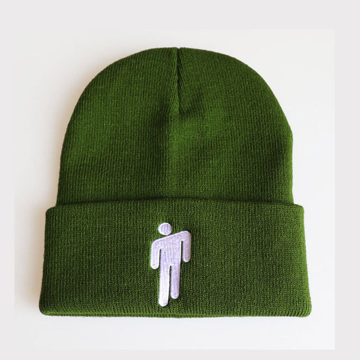 Wholesale Cartoon Embroidery Acrylic Knitted Beanie Hat JDC-FH-LvH026