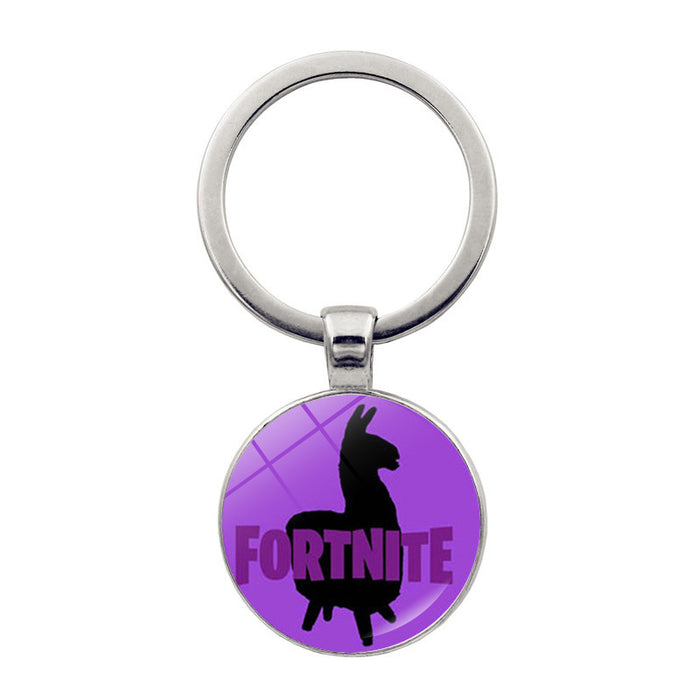 Wholesale accessories bastion night keychain Time Gem key ring pendant game peripheral jewelry