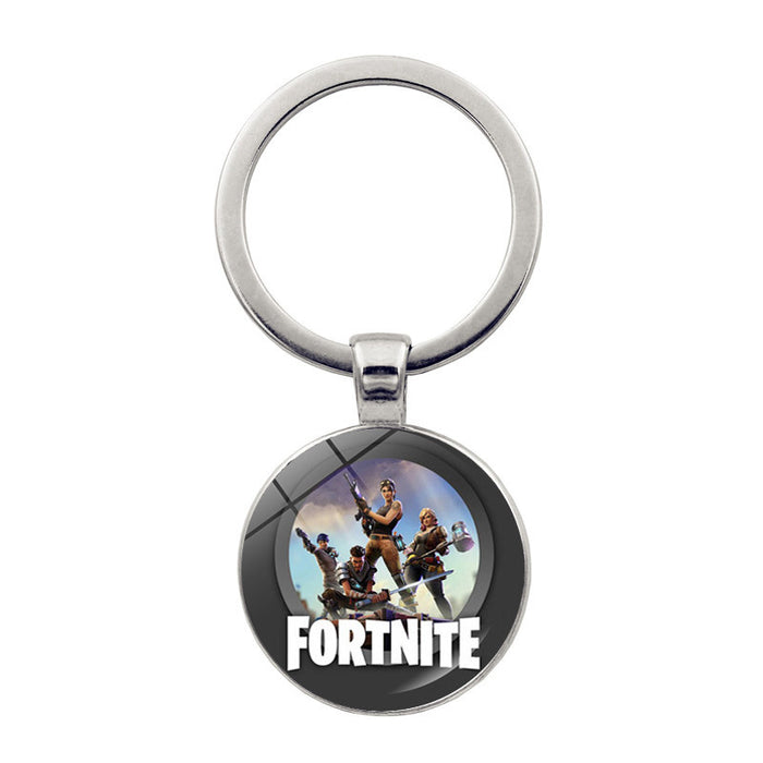 Wholesale accessories bastion night keychain Time Gem key ring pendant game peripheral jewelry